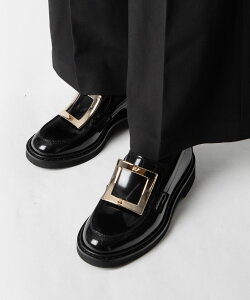 WF BBG ROGER VIVIER VIV RANGERS LEATHER LOAFER B W[ U[ [t@[ RVW54825190 fB[X V[Y