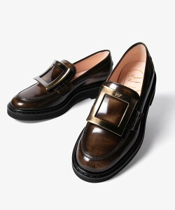 ���W�F ���B���B�G ROGER VIVIER VIV RANGERS LEATHER LOAFER ���B�� �����W���[ ���U�[ ���[�t�@�[ RVW54825190 ���f�B�[�X �V���[�Y