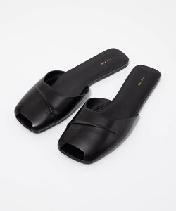 �U���E The Row F1495 SBF10 �T���_�� MILLA FLAT ���f�B�[�X �V���[�Y �~�� �t���b�g�T���_�� ���U�[ �J�W���A�� ���S �s�[�v�g�D �v���[���g �M�t�g �C�^���A �u���b�N 24.5�`26.0cm