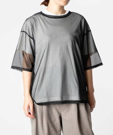 【正規品】 スターアンドストライプ STAR＆STRIPE SHEER TEE シアー Tシャツ SSMD-090 半袖 クルーネック レイヤード レディース トップス M