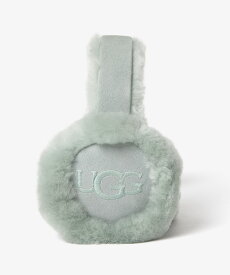 アグ UGG WOMEN'S SHEEPSKIN EMBROIDERY EARMUFF シープスキン エンブロイダリー イヤーマフ 20955 イヤマフ 耳当て 耳あて ロゴ レディース ファッション小物