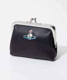 ヴィヴィアンウェストウッド Vivienne Westwood 52010018U L001L 小銭入れ NAPPA FRAME COIN PURSE レディース 財布 コインケース ナッパ ミニ財布 がま口 コンパクトウォレット ロゴ 小物入れ ポーチ プレゼント ギフト ブラック