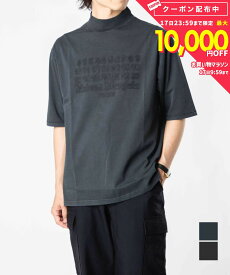 メゾン マルジェラ MAISON MARGIELA S50GC0691 S23883 Tシャツ T-SHIRT メンズ トップス 半袖 カットソー クルーネック カジュアル シンプル 春夏 コットン 綿 ネイビー ウォッシュドブラック XXS XS S M L
