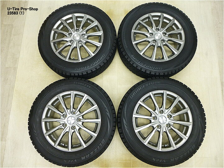 楽天市場】中古 スタッドレス タイヤ アルミホイール付 ブリヂストン 