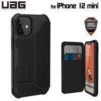 【URBAN ARMOR GEAR 日本正規代理店品】[あす楽OK※休業日対応不可]UAG iPhone 12 mini用 METROPOLIS ケブラーケース フォリオ・手帳型 ブラック 耐衝撃 UAG-IPH20SF-KB 5.4インチ アイフォンカバー ユーエージー 軽量 メトロポリス