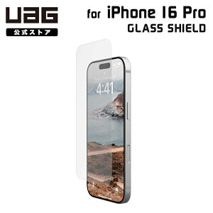 �i�݌Ɍ���jUAG iPhone 16 Pro�p �K���X�X�N���[���V�[���h UAG-IPH24MA-SP 6.3�C���` ���[�G�[�W�[ ��� �A�C�t�H��16�v�� ��ʕی� �ی�t�B���� �K���X�t�B����