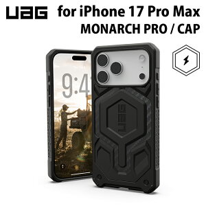 UAG iPhone 17 Pro Max�p MagSafe�Ή��P�[�X MONARCH PRO (�J�����R���g���[���Ή��{�^������) �J�[�{���t�@�C�o�[ �ϏՌ� �v���~�A�� UAG-IPH25LA-PMC-CF ���[�G�[�W�[ ��� �A�C�t�H���P�[�X �A�C�t�H���J�o