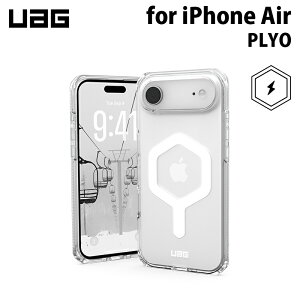 UAG iPhone Air�p MagSafe�Ή��P�[�X PLYO �A�C�X/�z���C�g �ϏՌ� �V���v�� UAG-IPH25LB-YMS-I/W ���[�G�[�W�[ ��� �A�C�t�H���P�[�X �A�C�t�H���J�o�[ �Ռ��z�� �y��