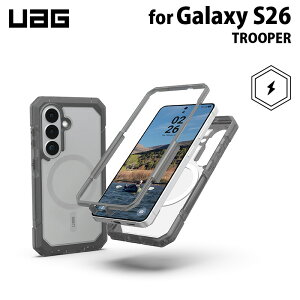 �i�݌Ɍ���jUAG Galaxy S26�p �}�O�l�b�g�Ή��P�[�X TROOPER �N���A/�A�b�V�� �ϏՌ� UAG-GLXS26-TM-C/A ���[�G�[�W�[ SAMSUNG �T���X�� �M�����N�V�[ URBAN ARMOR GEAR �X�g���b�v�z�[��
