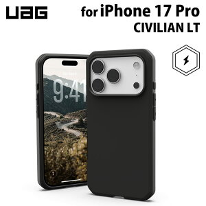 UAG iPhone 17 Pro�p MagSafe�Ή��P�[�X CIVILIAN LT �u���b�N �ϏՌ� �\���b�h�f�U�C�� UAG-IPH25MA-CLM-BK ���[�G�[�W�[ ��� �A�C�t�H���P�[�X �A�C�t�H���J�o�[ �Ռ��z�� �y��