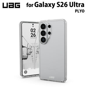 �i�݌Ɍ���jUAG Galaxy S26 Ultra�p�P�[�X PLYO �V���v�� �A�C�X�i�N���A�J���[�j �ϏՌ� UAG-GLXS26U-Y-IC ���[�G�[�W�[ SAMSUNG �T���X�� �M�����N�V�[ URBAN ARMOR GEAR �X�g���b�v�z�[��