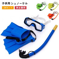 最大10％OFFクーポン配布中！ギフト 3点セット シュノーケリング セット キッズ シュノーケル 子供シュノ…