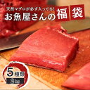 天然まぐろ入りお魚屋さんの福袋 【 5種 約2kg以上 】10,000円相当　（ 天然鮪 メバチ鮪 本鮪 南鮪 等々・ 赤身 中トロ 等） マグロ 訳あり