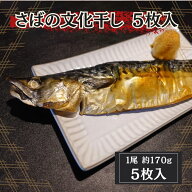 さばの文化干し　約170g×5枚　ノルウェー産　真鯖　鯖　サバ　焼魚　切り身