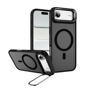 iPhone17 �P�[�X �X�^���h�t�� �p�x�����\ iPhone Air/iPhone 17 Pro/iPhone 17 Pro Max �n�C�u���b�h�P�[�X �}�O�l�b�g���� MagSafe�[�d�Ή� �t���ی� �J�����ی� ���C�h�~ �y�� �V���v�� �����Y�ی� �X�g