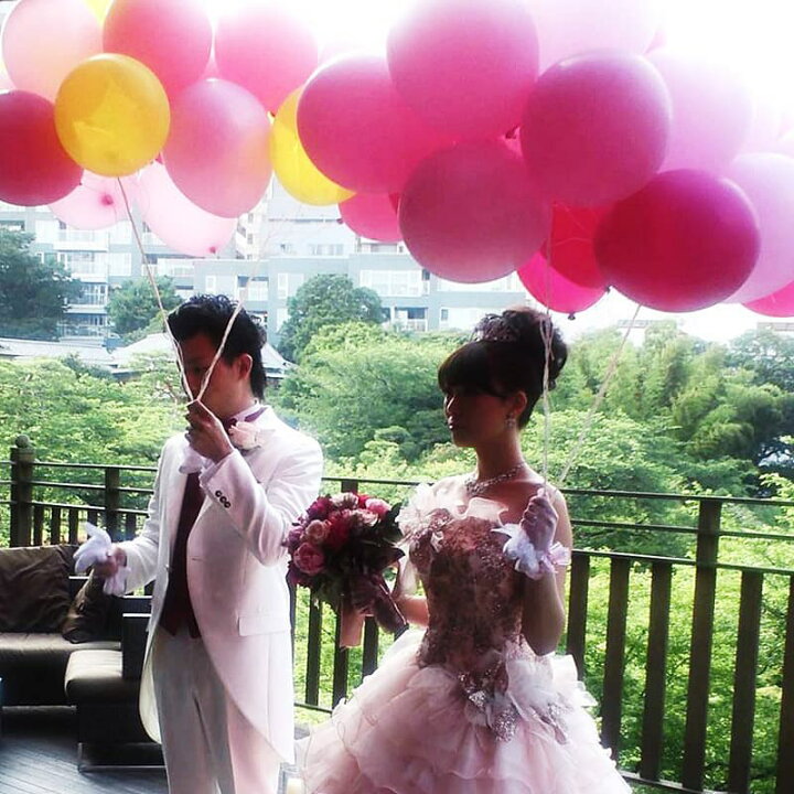 楽天市場 バルーンリリース 30本 結婚式 ウェディング 二次会 イベント 風船飛ばし 東京都心対象サービス スタンダード ジュエル パールカラー サンライト 港区 中央区 品川区 目黒区 渋谷区 新宿区 千代田区 バルーン電報のユーバルーン