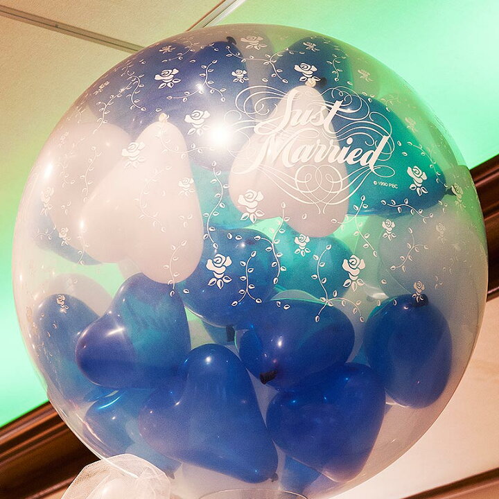 楽天市場 バルーン スパーク 大型 結婚式 演出 ウェディング 二次会 イベント 風船 誕生日 パーティー 演出 東京都心対象サービス ブルー ホワイト 港区 中央区 品川区 目黒区 渋谷区 新宿区 千代田区 バルーン電報のユーバルーン