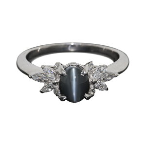 �A���L�T���h���C�g�L���b�c�A�C �����O 1.0ct Pt900