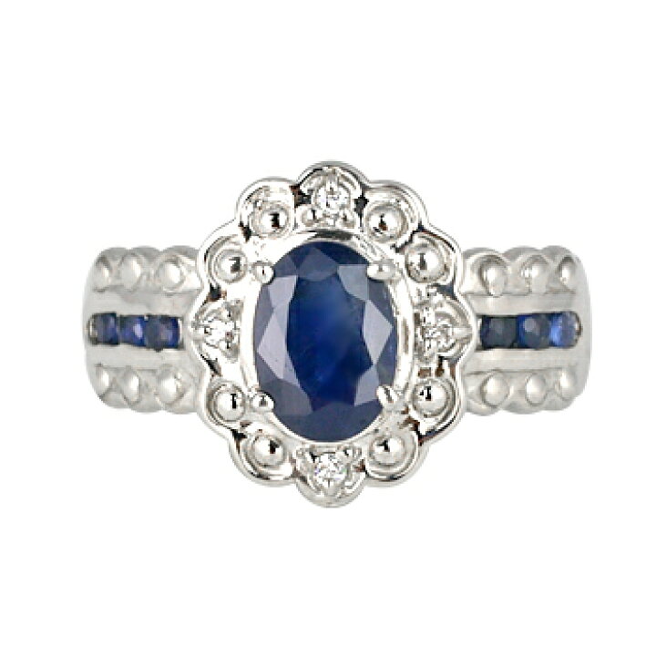 楽天市場】サファイヤ リング 1.0ct SV925 ビクトリアン : ubazakura