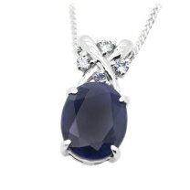 楽天市場】サファイア（カラット数3.0ct ～）（ネックレス・ペンダント 