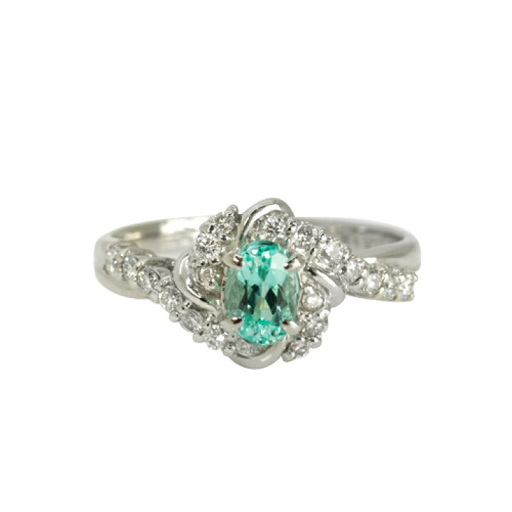 楽天市場】パライバトルマリン リング 0.463ct Pt900 【限定1点  