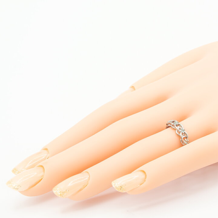 楽天市場】パライバトルマリン リング 0.07ct K10WG : ubazakura