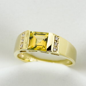 �y�I�ׂ�n���z�X�N�G�A�V�g���� �����O 1.0ct K10YG/K10WG