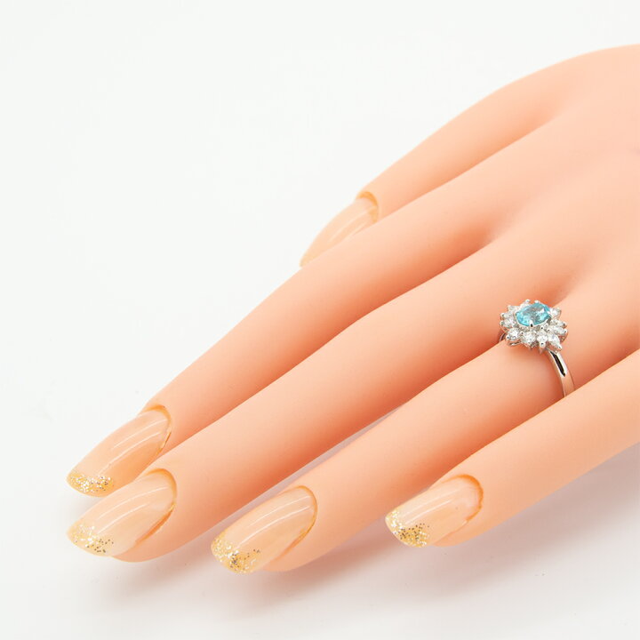 楽天市場】パライバトルマリン リング 0.51ct Pt900【数量限定