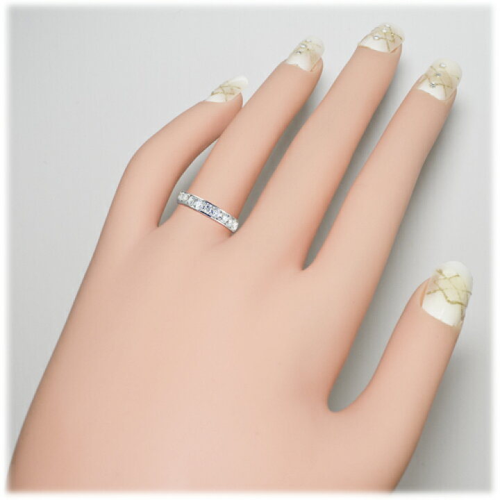 楽天市場】ダイヤモンド フルエタニティ リング 1.0ct K18WG K18YG 