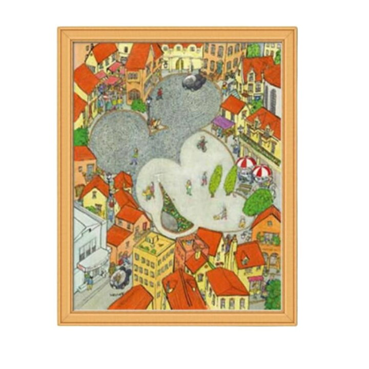 楽天市場】ディズニー 版画 ミッキー MickeyTown 5501 版画ディズニー 