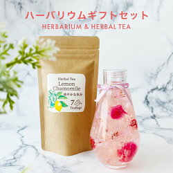 誕生日 母の日 ギフト 桜 ハーバリウム プレゼント 花 セット 桜ハーバリウム アロマティーセット ドロップボトル 美容と健康のお茶 アロマtea お花 お茶 ハーバリウム