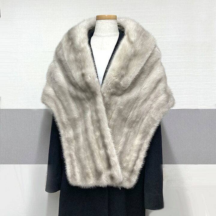 楽天市場】サファイヤミンク ショール 幅広 ワイド ファー ストール  