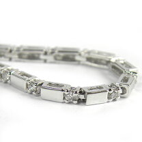 楽天市場】k18 ホワイトゴールド ブレスレット 中古の通販 