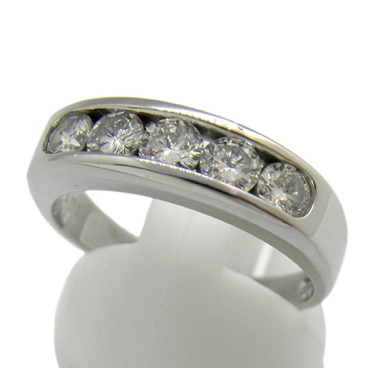 楽天市場】PT900 ダイヤモンド リング 1カラット 15.5号 1.01ct  