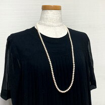 楽天市場】真珠 ロングネックレス 中古の通販