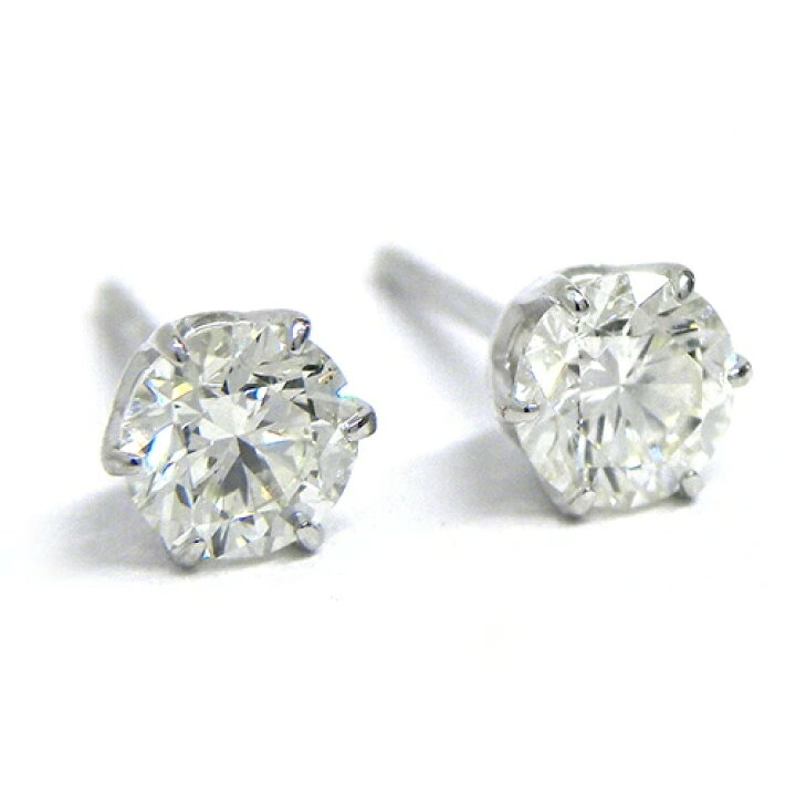 ダイヤモンドピアス ピアス プラチナ 0.304CT Gカラー