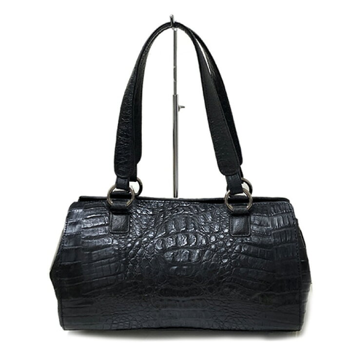 楽天市場】ブラック カイマン 2WAYバッグ マット仕上げ ハンドバッグ  