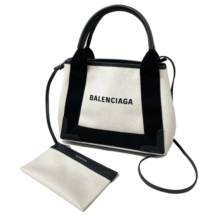 楽天市場】バレンシアガ BALENCIAGA トートバッグ ネイビーカバス XS  