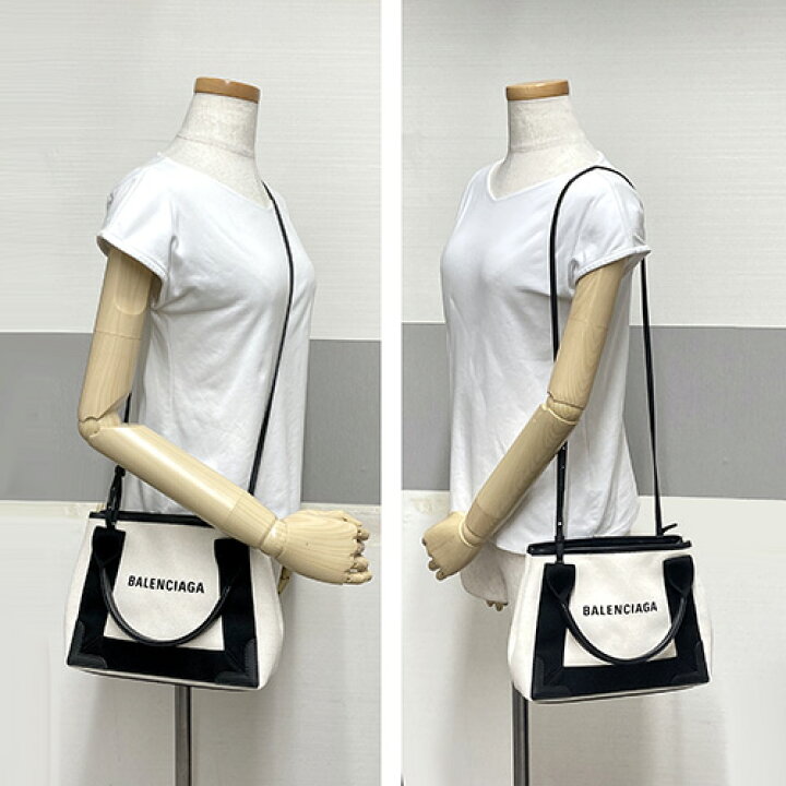 楽天市場】バレンシアガ BALENCIAGA トートバッグ ネイビーカバス XS  
