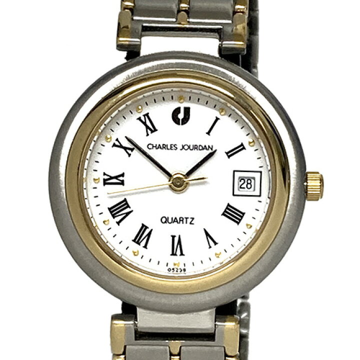 ☆シャルルジョルダン☆レディースウォッチ☆ゴールドー×シルバー  