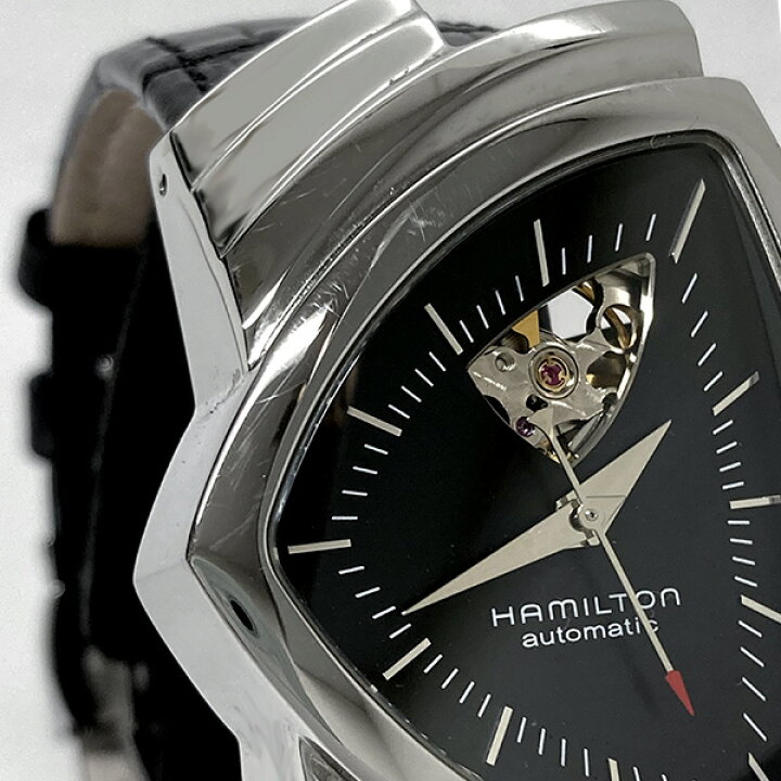 楽天市場】ハミルトン ベンチュラ オープンハート SS オート ブラック  