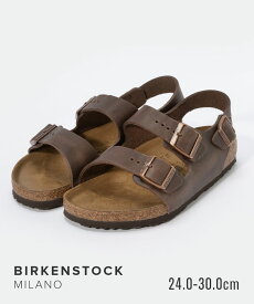 ビルケンシュトック BIRKENSTOCK 34871 サンダル Milano ミラノ メンズ レディース シューズ オイルドレザー レギュラーフィット ビルケン コンフォートサンダル アウトドア 旅行 キャンプ ダブルストラップ ハバナ 24.0～30.0cm