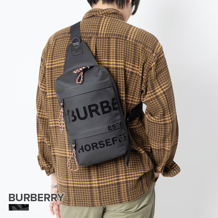 楽天市場】バーバリー BURBERRY ボディバッグ メンズ バッグ ホース 