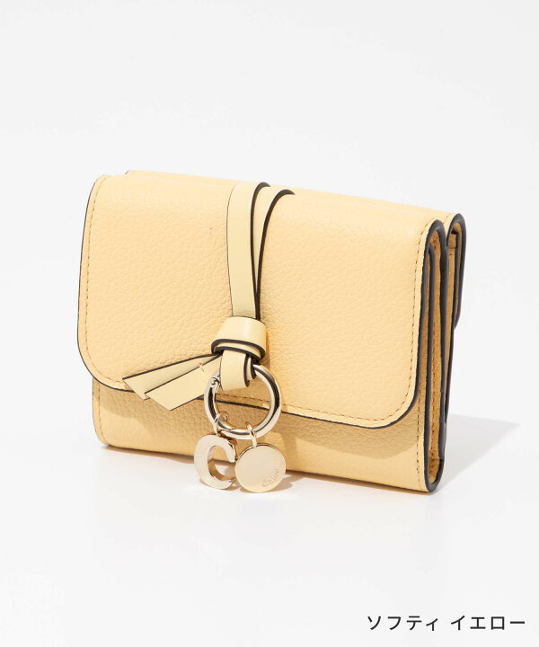 楽天市場】クロエ Chloe CHC21WP945F57 三つ折り財布 ALPHABET  