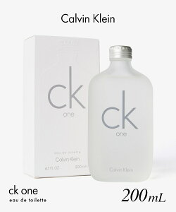 �J���o���N���C�� Calvin Klein CK One �V�[�P�[���� �I�[�h�g���� 200mL ���j�Z�b�N�X �t���O�����X