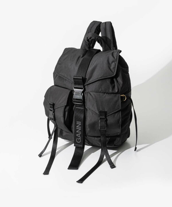 楽天市場】ガニー GANNI Recycled Tech Backpack A4755 5829 099 
