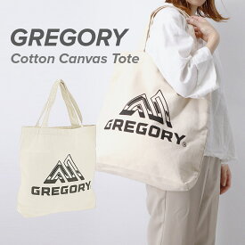 グレゴリー GREGORY 手提げバッグ COTTON CANVAS TOTE コットン キャンバス トート メンズ バッグ ロゴ 26L A4 軽量 黒 通勤 通学 ブラックロゴ 130300T055