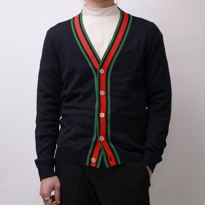 楽天市場】グッチ GUCCI ウールニット カーディガン メンズ トップス 