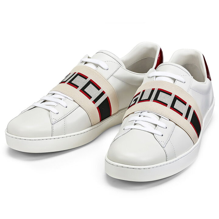楽天市場】グッチ GUCCI スニーカー メンズ ストライプ レザー 