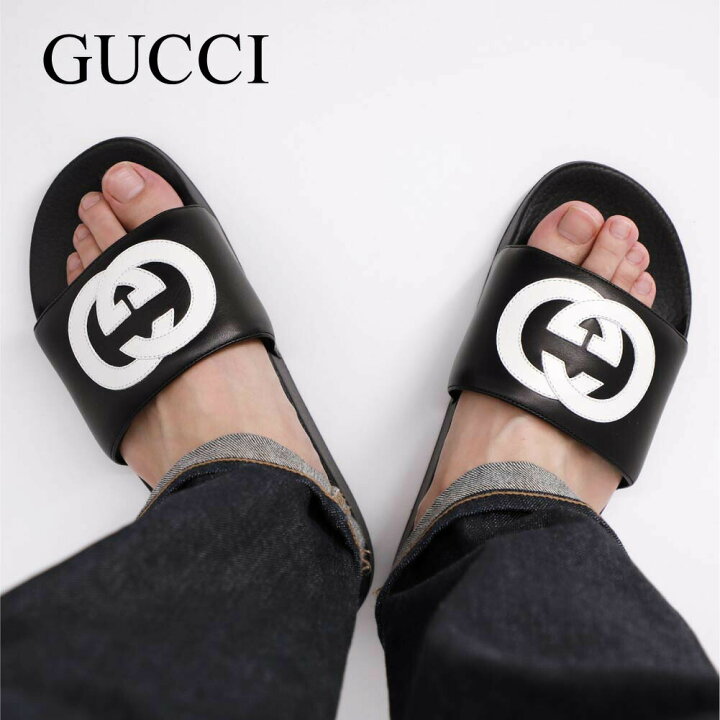 楽天市場】グッチ GUCCI サンダル メンズ シューズ インターロッキング  